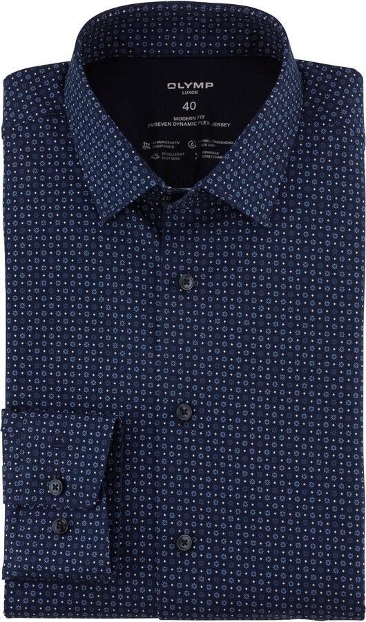 OLYMP Businessoverhemd 24 7 Luxor modern fit Jersey