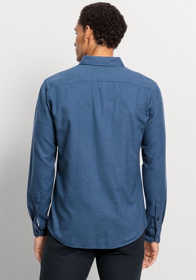 OLYMP Businessoverhemd Casual in modieuze kleine houndstooth-dessin - Foto 3