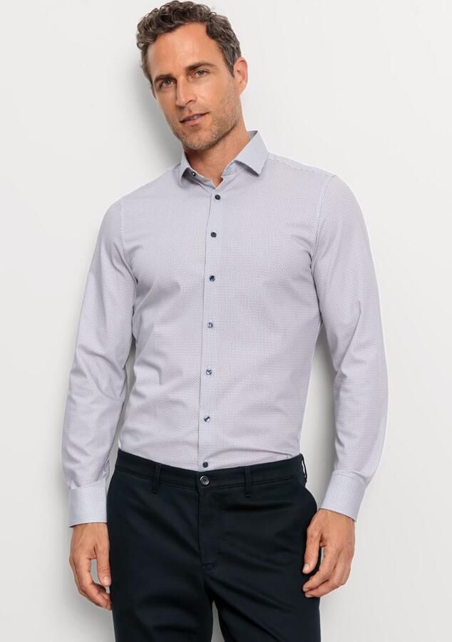OLYMP Level Five Slim fit zakelijk overhemd met kentkraag - Foto 5