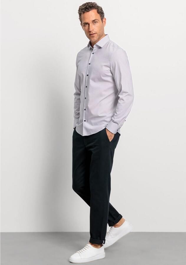 OLYMP Level Five Slim fit zakelijk overhemd met kentkraag - Foto 2