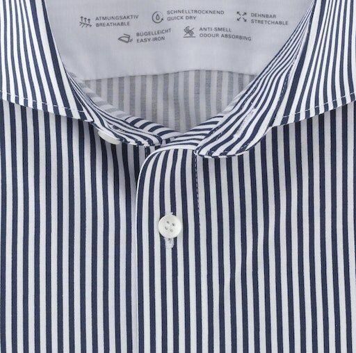 OLYMP Level Five Slim fit zakelijk overhemd met streepmotief model 'Kent' - Foto 6