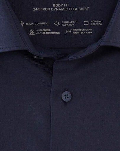 OLYMP Level Five Body fit zakelijk overhemd met kentkraag model 'Modern' - Foto 4