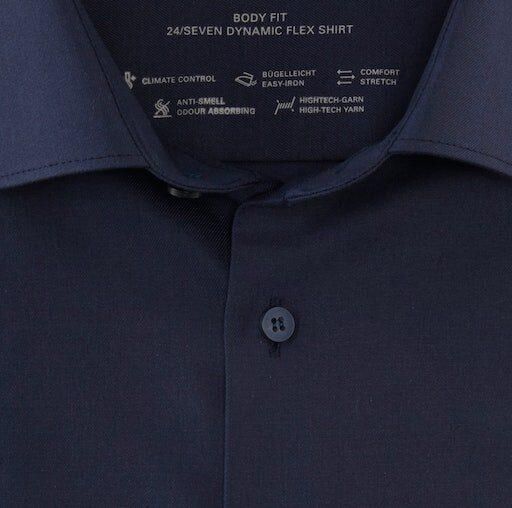 OLYMP Level Five Body fit zakelijk overhemd met kentkraag model 'Modern' - Foto 3