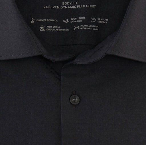 OLYMP Level Five Body fit zakelijk overhemd met kentkraag model 'Modern' - Foto 4