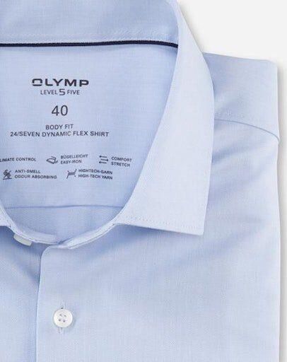 OLYMP Level Five Slim fit zakelijk overhemd met knoopsluiting - Foto 6