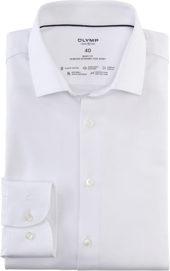 OLYMP Level Five Slim fit zakelijk overhemd met stretch - Foto 8