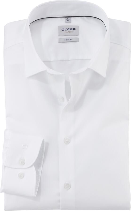 OLYMP Level Five Slim fit zakelijk overhemd met kentkraag