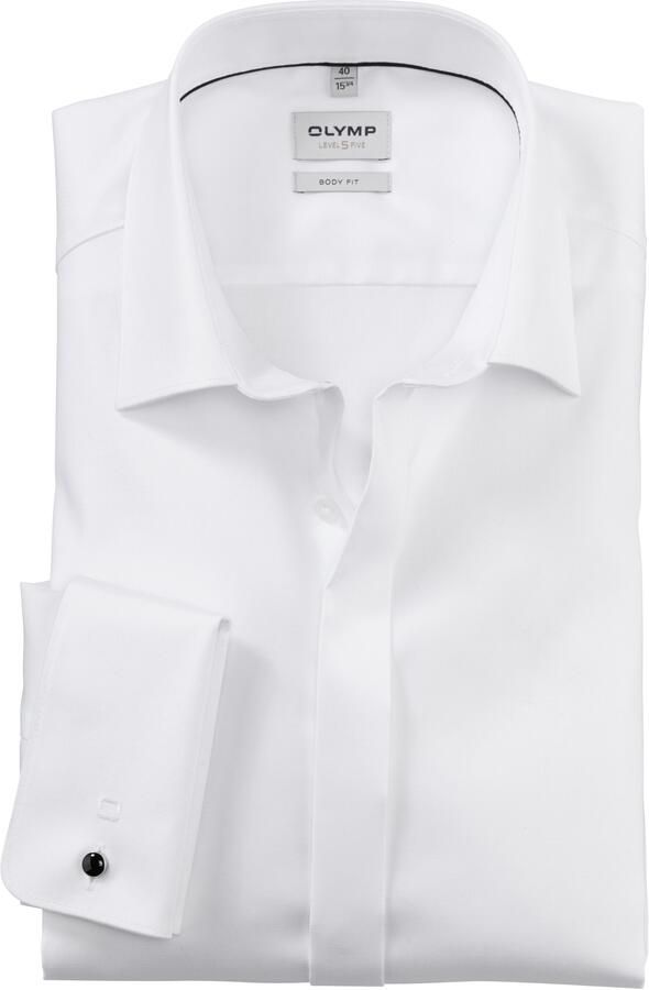 OLYMP Level Five Slim fit zakelijk overhemd met kentkraag model 'New York'