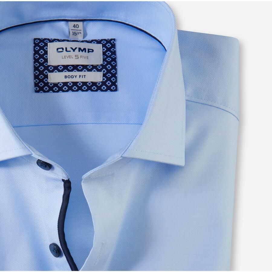 OLYMP Level Five Slim fit zakelijk overhemd van katoenmix