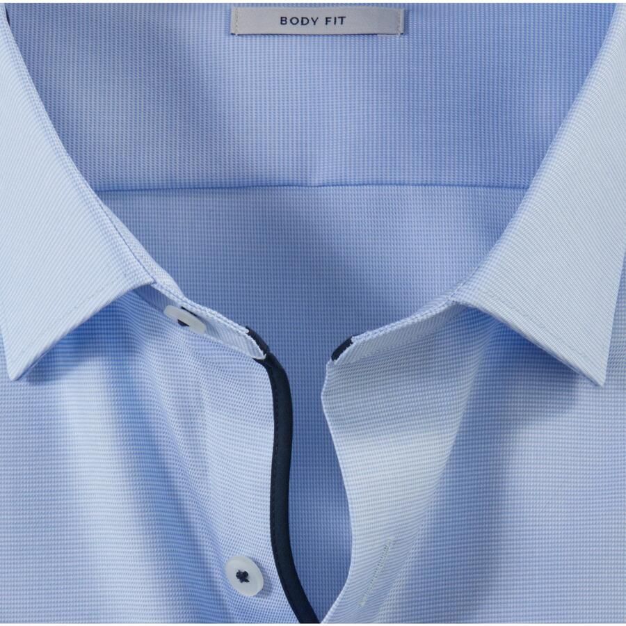 OLYMP Level Five Slim fit zakelijk overhemd met effen structuur