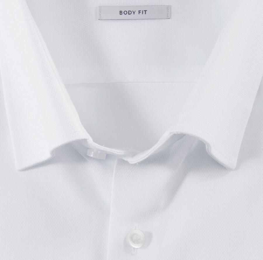 OLYMP Level Five Slim fit zakelijk overhemd met effen structuur - Foto 3