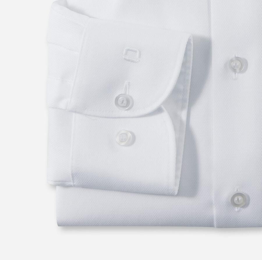 OLYMP Level Five Slim fit zakelijk overhemd met effen structuur - Foto 4