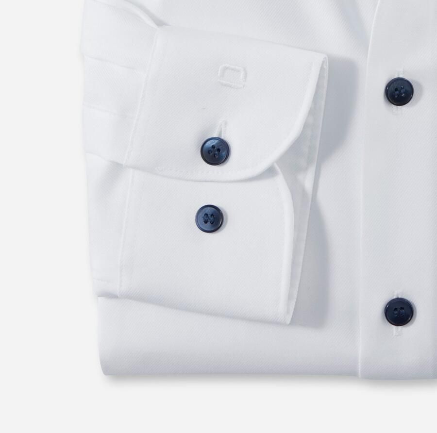OLYMP Level Five Slim fit zakelijk overhemd van twill - Foto 4