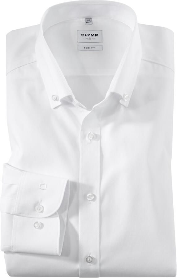 OLYMP Level Five Slim fit zakelijk overhemd met kentkraag - Foto 5