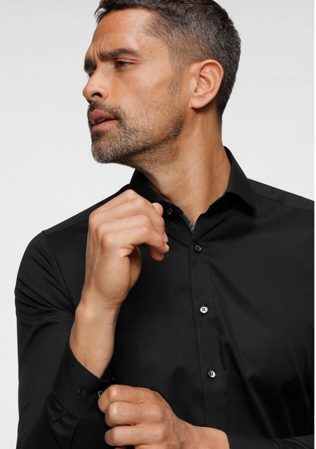 OLYMP Level Five Slim fit zakelijk overhemd van premium kwaliteit model 'ROYAL' - Foto 3