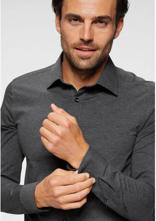 OLYMP Level Five Body fit zakelijk overhemd met kentkraag model 'New York' - Foto 3