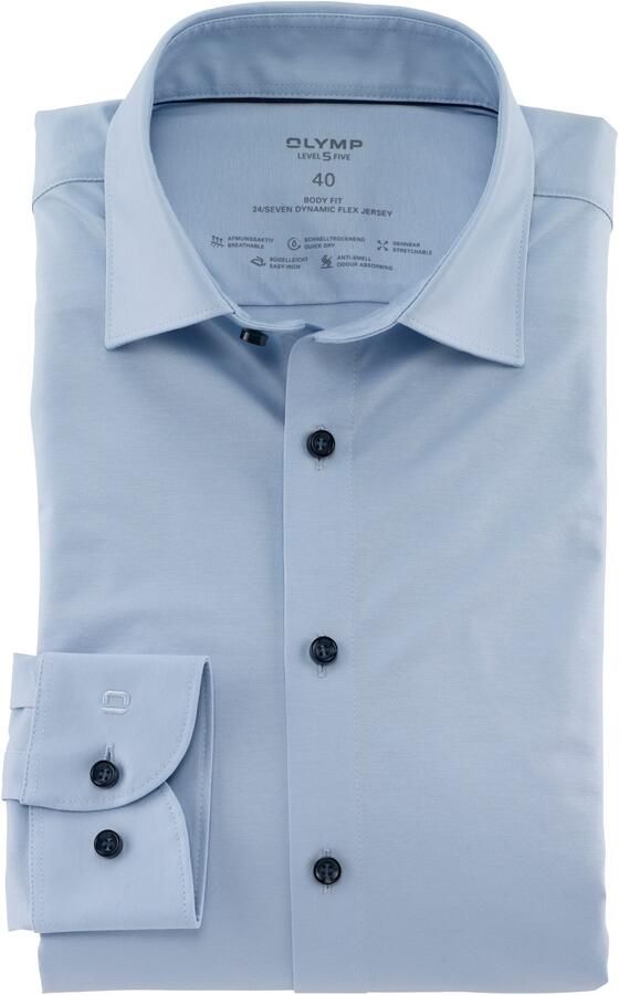 OLYMP Level Five Body fit zakelijk overhemd met kentkraag model 'New York' - Foto 1