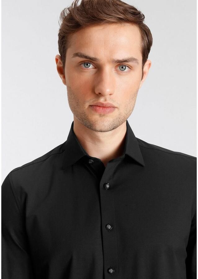 OLYMP Level Five Body fit zakelijk overhemd met knoopsluiting model 'New York Kent' - Foto 7