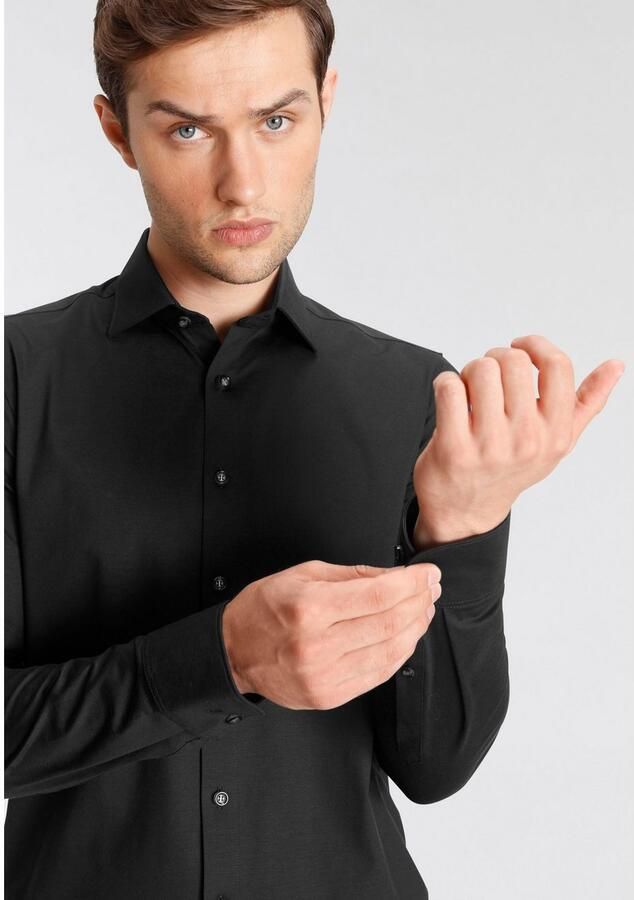 OLYMP Level Five Body fit zakelijk overhemd met knoopsluiting model 'New York Kent' - Foto 11