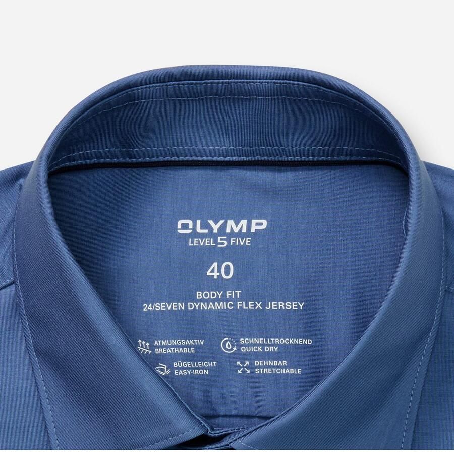 OLYMP Businessoverhemd Level Five body fit jersey shirt - Foto 2
