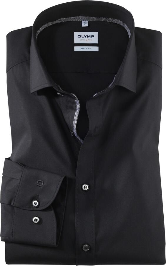 OLYMP Businessoverhemd Level Five body fit met extra lange mouw