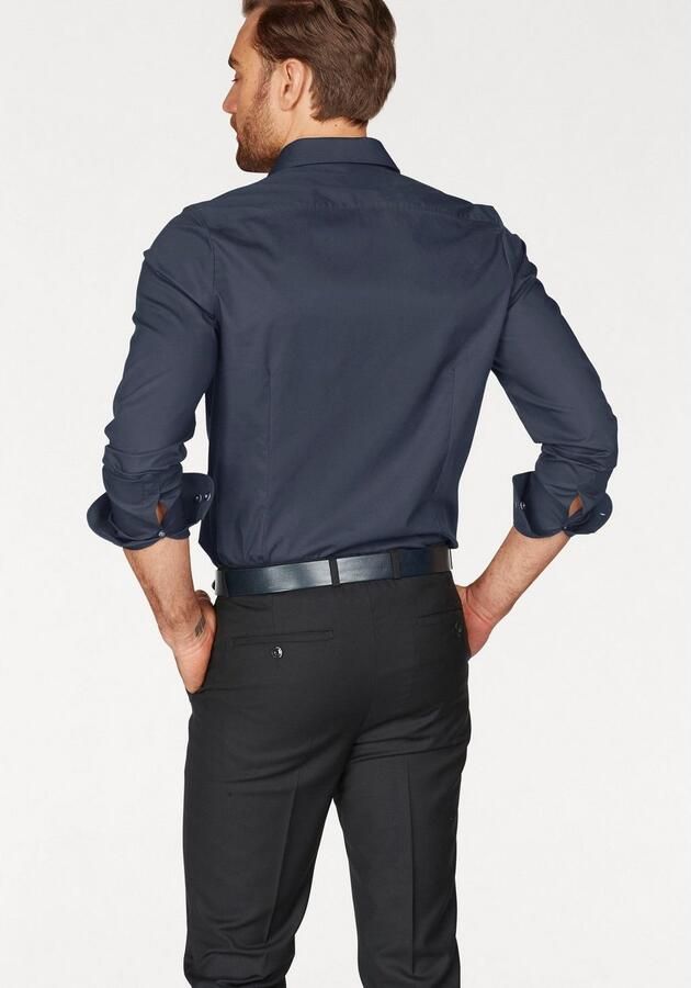 OLYMP Businessoverhemd Level Five body fit vormvast door elastaan - Foto 5