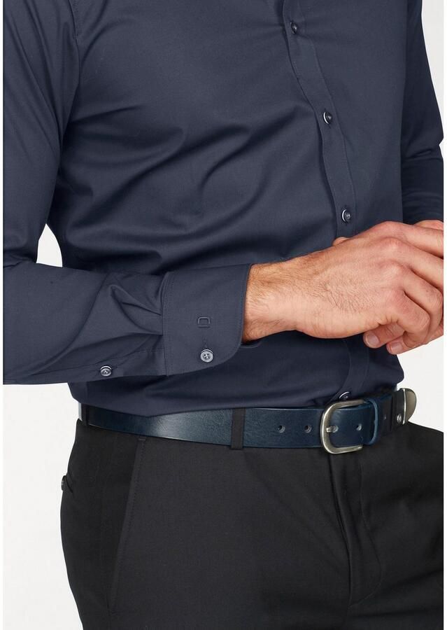 OLYMP Businessoverhemd Level Five body fit vormvast door elastaan - Foto 2