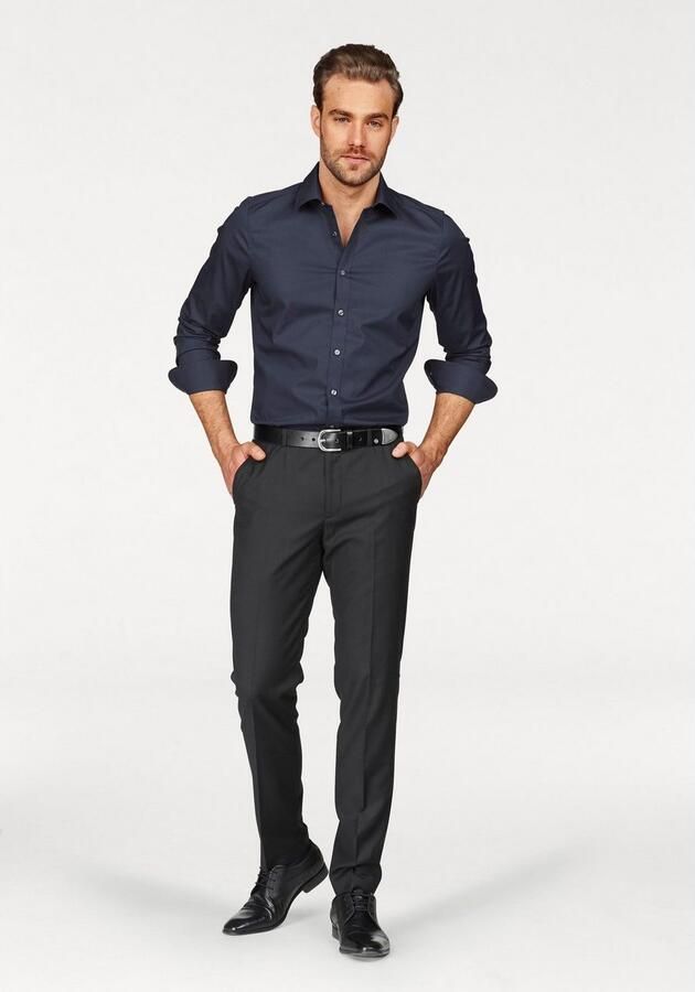 OLYMP Businessoverhemd Level Five body fit vormvast door elastaan - Foto 6