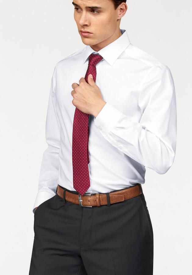 OLYMP Businessoverhemd Level Five body fit vormvast door elastaan - Foto 7