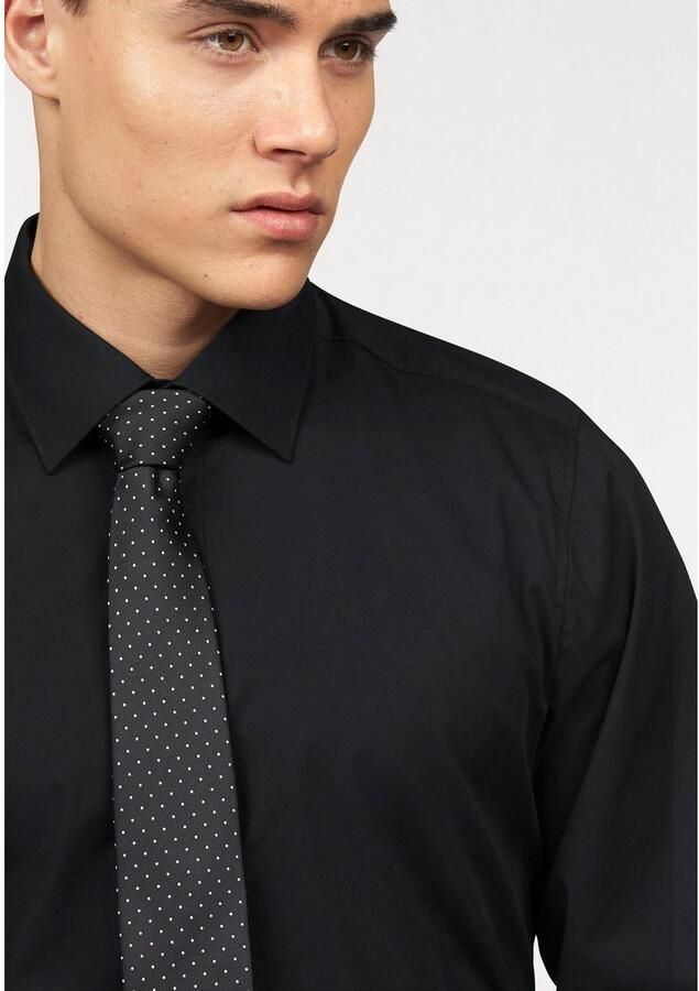 OLYMP Businessoverhemd Level Five body fit vormvast door elastaan - Foto 3