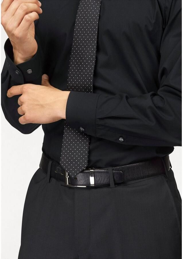 OLYMP Businessoverhemd Level Five body fit vormvast door elastaan - Foto 2