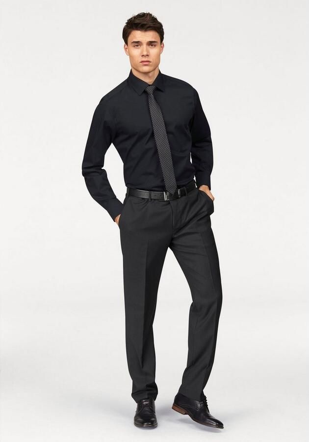 OLYMP Businessoverhemd Level Five body fit vormvast door elastaan - Foto 6