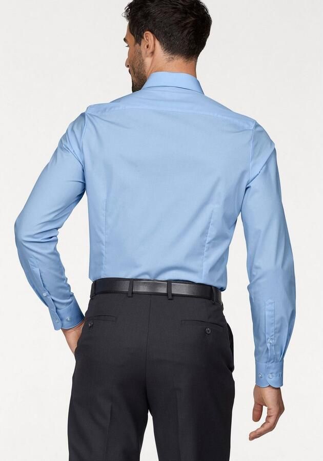 OLYMP Businessoverhemd Level Five body fit vormvast door elastaan - Foto 4