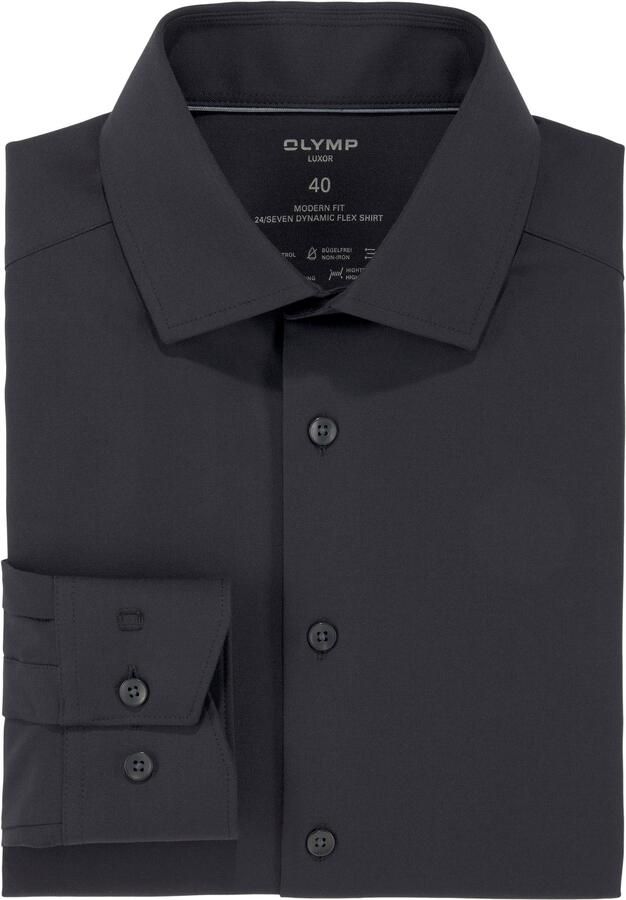 OLYMP REGULAR FIT Regular fit zakelijk overhemd met kentkraag model 'Global'