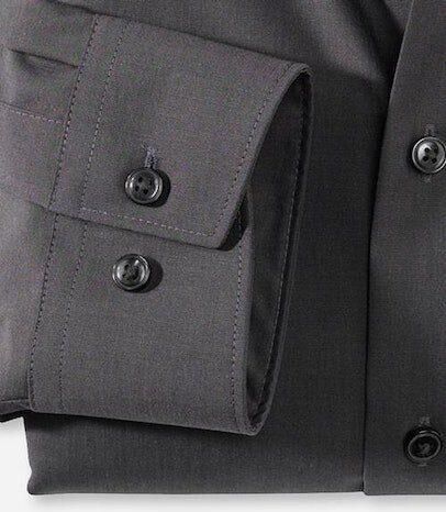 OLYMP Businessoverhemd Luxor comfort fit effen strijkvrij met borstzak - Foto 3