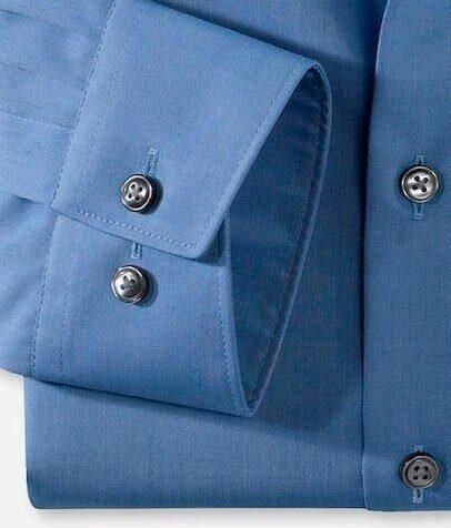 OLYMP Businessoverhemd Luxor comfort fit effen strijkvrij met borstzak - Foto 2