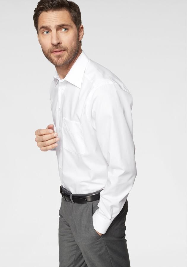 OLYMP Businessoverhemd Luxor comfort fit Met borstzak strijkvrij - Foto 9