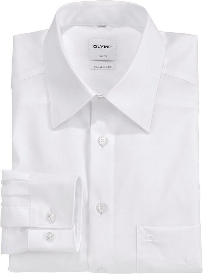 OLYMP Businessoverhemd Luxor comfort fit Met borstzak strijkvrij - Foto 4