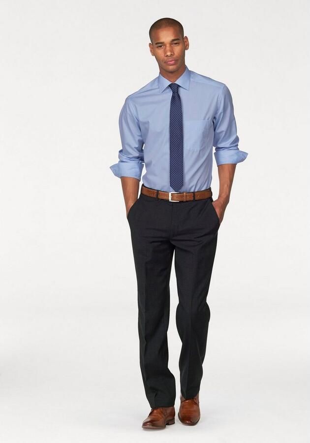 OLYMP Businessoverhemd Luxor modern fit extra lange mouwen strijkvrij met borstzak effen - Foto 9