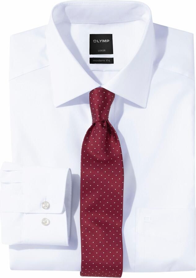 OLYMP Businessoverhemd Luxor modern fit extra lange mouwen strijkvrij met borstzak - Foto 8