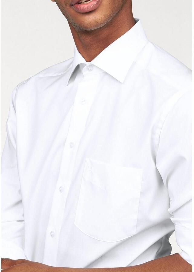 Olymp Regular fit vrijetijdsoverhemd met logostitching model 'New' - Foto 7