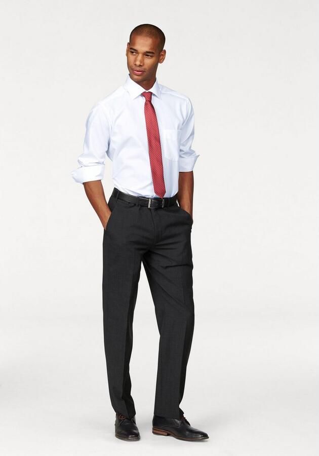 Olymp Regular fit vrijetijdsoverhemd met logostitching model 'New' - Foto 9