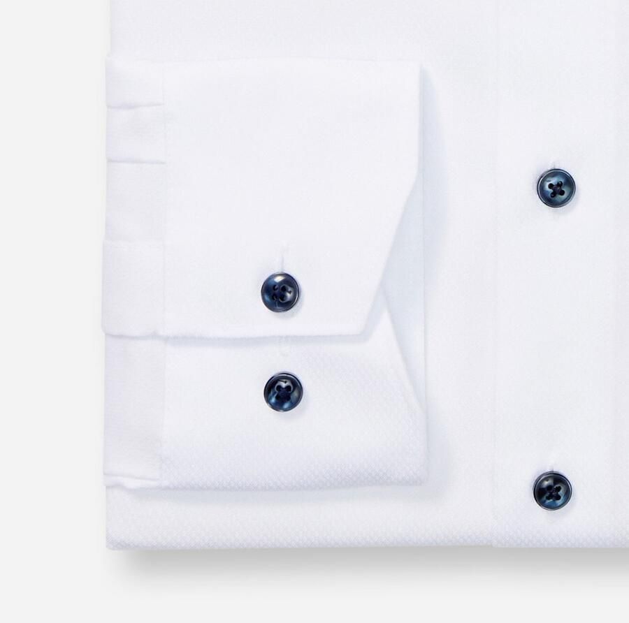 OLYMP Businessoverhemd Luxor modern fit fijne structuur modern fit new kentkraag