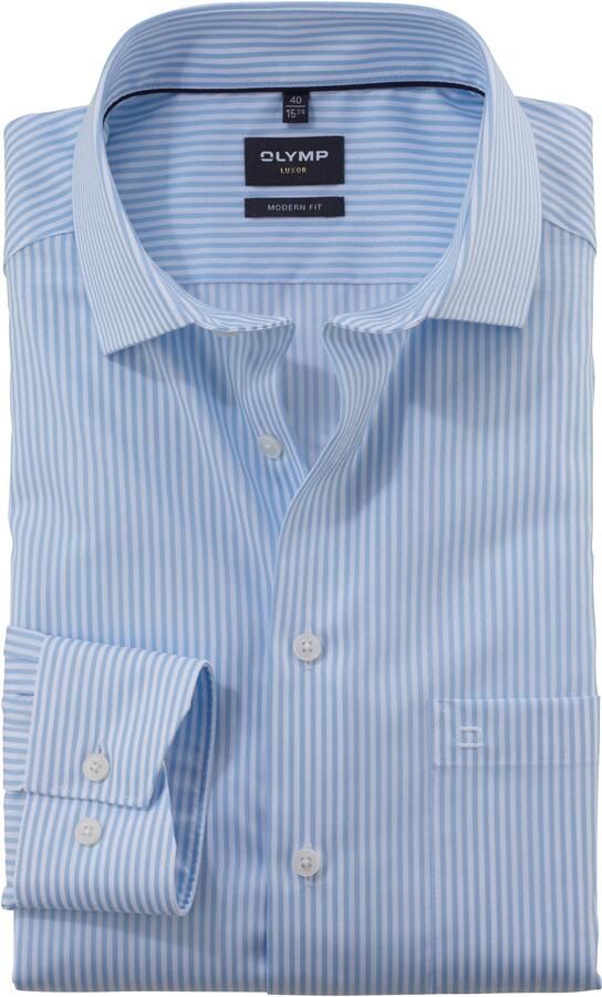 Olymp Regular fit zakelijk overhemd met kentkraag