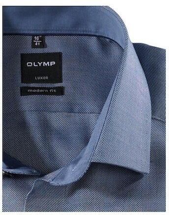 Olymp Modern fit zakelijk overhemd met kentkraag - Foto 2