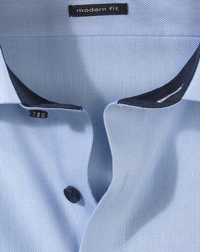 Olymp Modern fit zakelijk overhemd met kentkraag - Foto 4