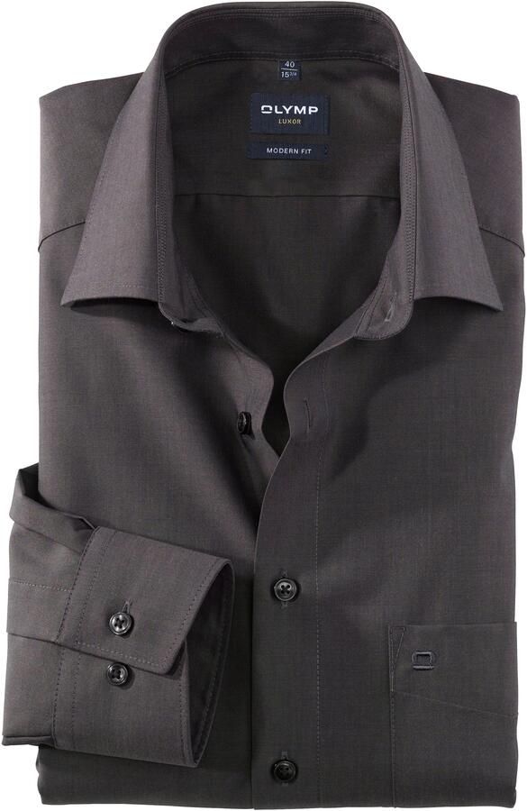 Olymp Regular fit zakelijk overhemd van batist - Foto 6