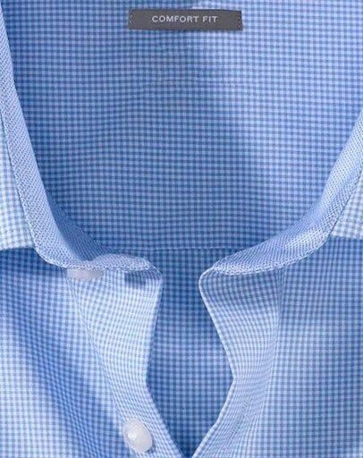 Olymp Luxor Comfort Fit Shirt Blauw Ruit - Foto 4