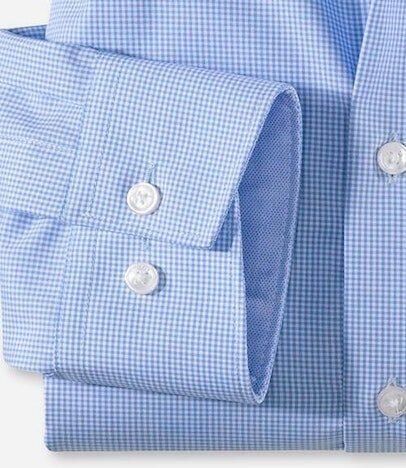 Olymp Luxor Comfort Fit Shirt Blauw Ruit - Foto 5