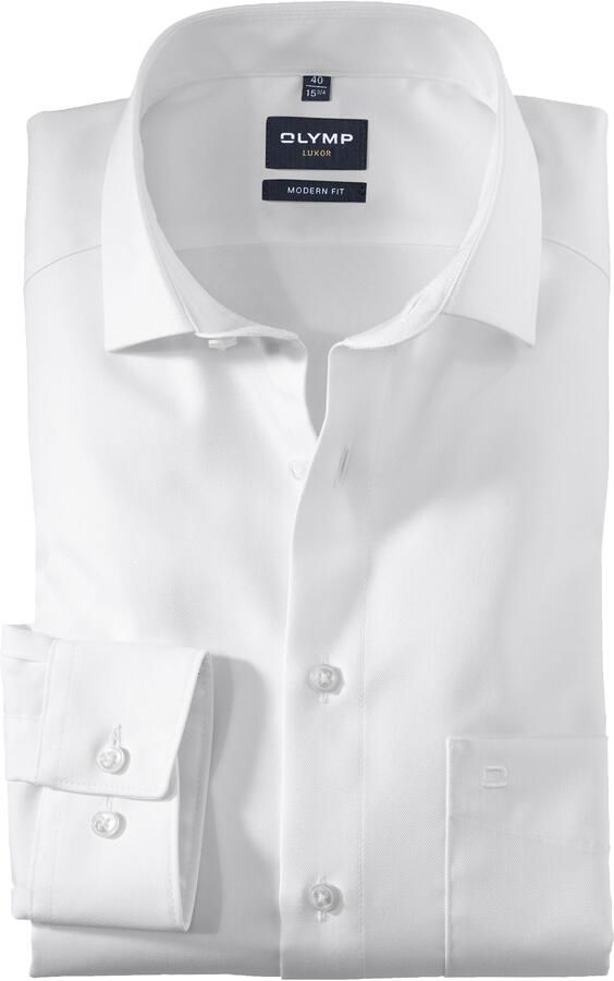 Olymp Modern fit zakelijk overhemd met knoopsluiting - Foto 6